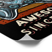 Niveau 13 Ontgrendeld Videospel 13e Verjaardag 13  Poster (Hoek)