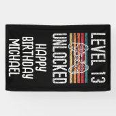 Niveau 13 ontgrendelde 13e jaarbanner spandoek (Horizontaal)