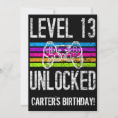 Niveau 13 ontgrendelde 13e verjaardag persoonlijke kaart (Voorkant)