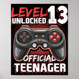 Niveau 13 Onvergrendelde officiële tunnelvideogame Poster