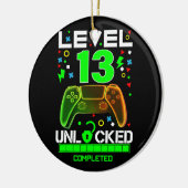 Niveau 13 onvergrendelde videogame 13e gamer op de keramisch ornament (Links)