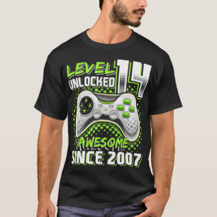 Niveau 14 Geweldige 2007-videogame 14e straal niet T-shirt
