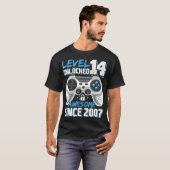 Niveau 14 Geweldige 2007-videogame 14e straal niet T-shirt (Voorkant volledig)