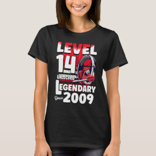Niveau 14 jaar niet-vergrendeld sinds 2009 14e gam t-shirt