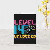 Niveau 14 Ontgrendelde Verjaardag van de Gaming Kaart (Gele Bloem)