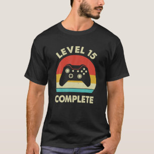Niveau 15 Compleet 15e Grappig Bruiloft Jubileum T-shirt