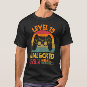 niveau 15 niet-vergrendelde jongens 15 september  t-shirt