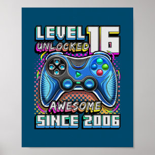 Niveau 16 Onvergrendelde Geweldige 2006 videogame  Poster