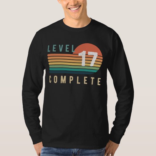 Niveau 17 Compleet Grappig T-shirt - Perfect Gamer (Voorkant)