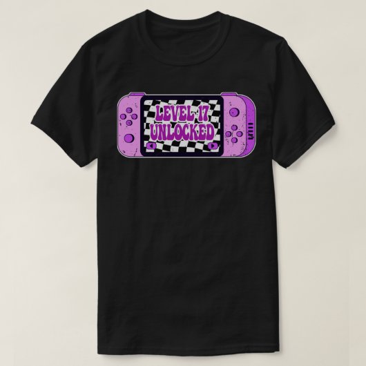 Niveau 17 geopend t-shirt (Design voorkant)