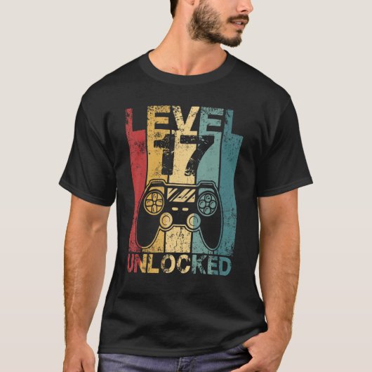 Niveau 17 Geweldige 2005-videogame 17e straal ontg T-shirt (Voorkant)