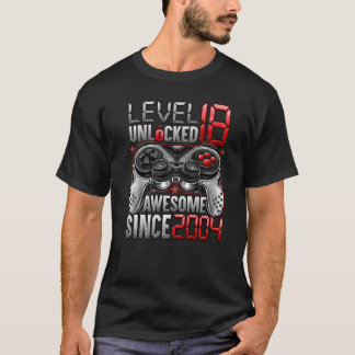 Niveau 18 niet-vergrendeld Geweldige sinds 2004 18 T-shirt