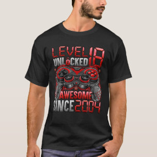 Niveau 18 niet-vergrendeld Geweldige sinds 2004 18 T-shirt