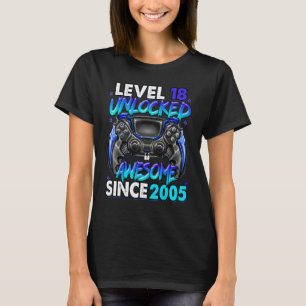 Niveau 18 niet-vergrendeld Geweldige sinds 2005 18 T-shirt