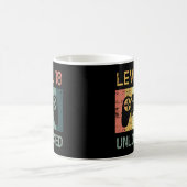 Niveau 18 ontgrendeld achttiende dag ontwerp koffiemok (Center)