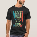 Niveau 18 Onvergrendelde videoband 18e Birthday-ca T-shirt<br><div class="desc">18 Onvergrendeld Shirt videoband 18th Birthday-cadeau</div>