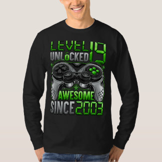 Niveau 19 niet-vergrendeld Geweldige sinds 2003 19 T-shirt