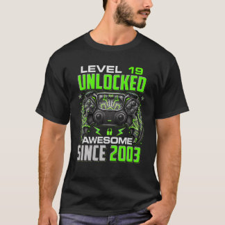 Niveau 19 niet-vergrendeld Geweldige sinds 2003 19 T-shirt