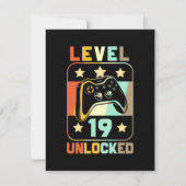 Niveau 19 ontgrendeld bedankkaart (Voorkant)