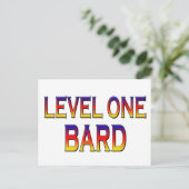 Niveau 1 bard briefkaart (Staand voorkant)