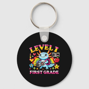 Niveau 1 Eerstegraads Gamer Axolotl Videospel Ck N Sleutelhanger