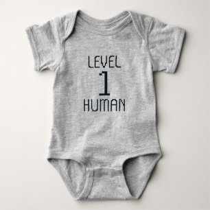 Niveau 1 - Humaan - Nerd Baby's - Pasgeboren Baby Romper