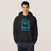 Niveau 1 niet-vergrendeld Geweldige sinds 2021 1e Hoodie (Voorkant volledig)