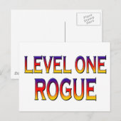 Niveau 1-rok briefkaart (Voorkant / Achterkant)