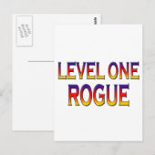 Niveau 1-rok briefkaart (Voorkant / Achterkant)