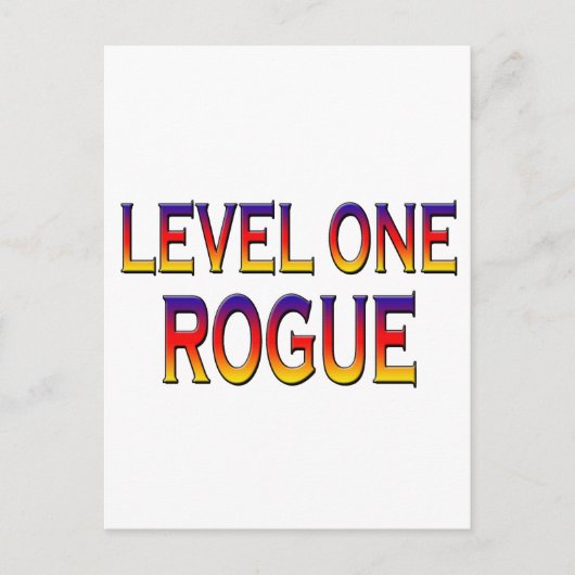 Niveau 1-rok briefkaart (Voorkant)