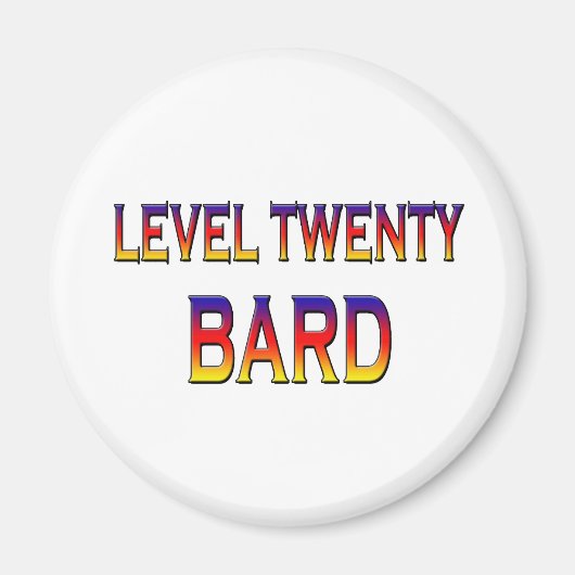 Niveau 20 Bard Magneet (Voorkant)