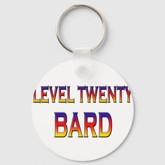 Niveau 20 Bard Sleutelhanger (Voorkant)