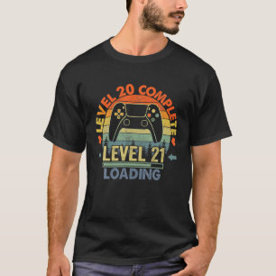 Niveau 20 Complete Jubileum Gift 20th Wedding an T-shirt