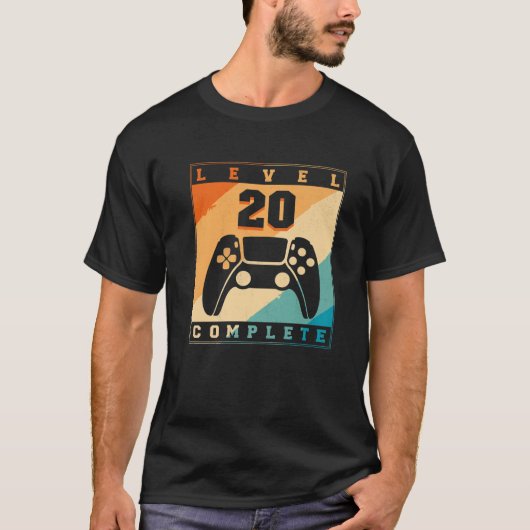Niveau 20 geopend t-shirt (Voorkant)