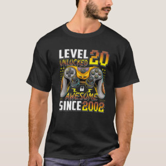 Niveau 20 niet-vergrendeld Geweldige sinds 2002 20 T-shirt