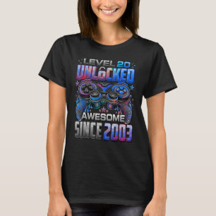Niveau 20 niet-vergrendeld Geweldige sinds 2003 20 T-shirt