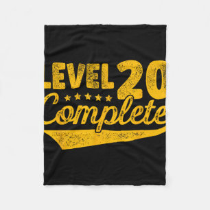 Niveau 20 Volledig  20e bruiloft Jubileum Fleece Deken