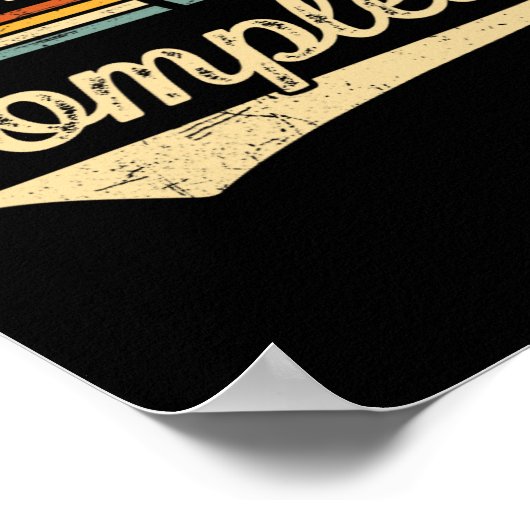 Niveau 20 Volledig  20e bruiloft Jubileum Poster (Hoek)