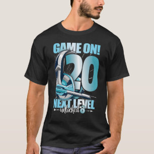 Niveau 20e verjaardag 20 jaar geopend Jongen Girl T-shirt