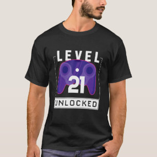 Niveau 21 21e gamer vrijdags t-shirt