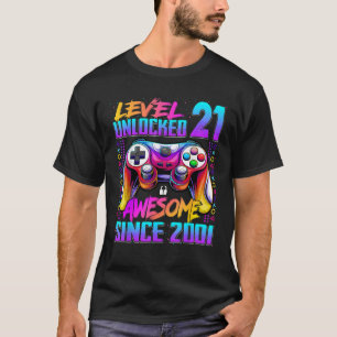 Niveau 21 niet-vergrendeld Geweldige sinds 2001 21 T-shirt