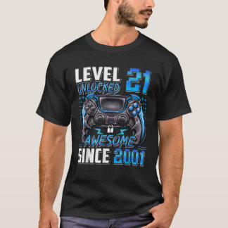 Niveau 21 niet-vergrendeld Geweldige sinds 2001 21 T-shirt