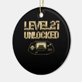 Niveau 21 Onvergrendelde  gamepad 21e verjaardag G Keramisch Ornament (Links)