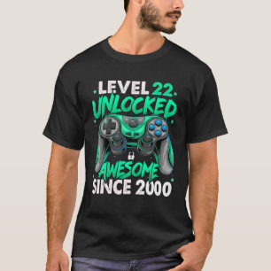 Niveau 22 niet-vergrendeld Geweldige sinds 2000 22 T-shirt