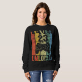 Niveau 23 ontgrendelde 23e verjaardag voor videoga trui (Voorkant volledig)