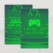 Niveau 23 Unlocked Gaming 23e verjaardag Kaart (Voorkant / Achterkant)