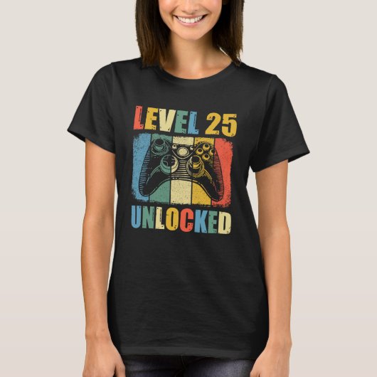 Niveau 25 ontgrendeld t-shirt (Voorkant)