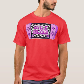 Niveau 27 geopend t-shirt