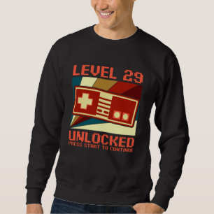 NIVEAU 29 NIET-GEBLOKKEERD 29-jarige Gift Gamer Trui