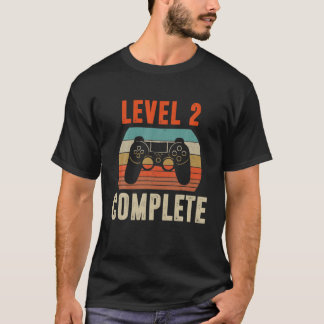 Niveau 2 Complete Gamer  2 jaar bruiloft Ann T-shirt